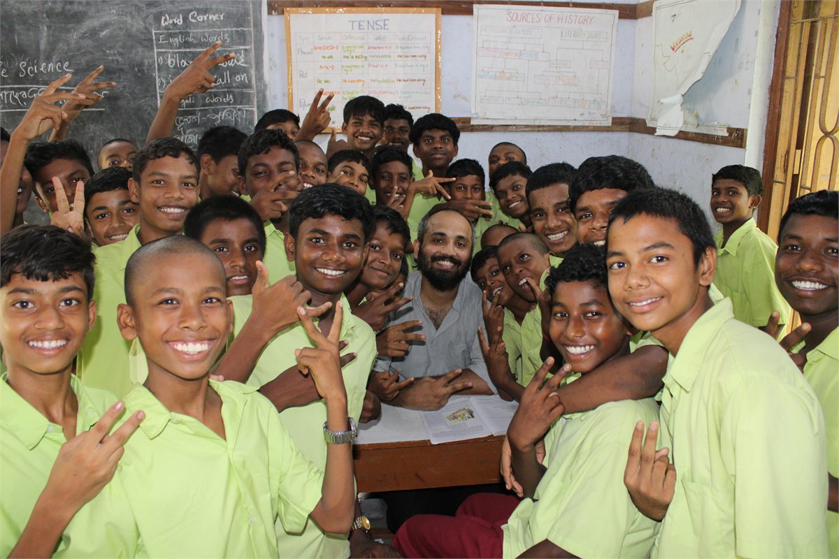 Students at Parivaar Education Society, Kolkata